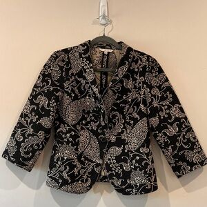 Boho cAbi Black and White Blazer